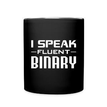 Ai Robotics Geek Tech Humor Robot - Full Colour Mug - black - Front