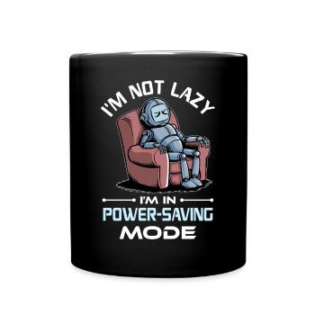 Ai Robotics Geek Tech Humor Robot - Full Colour Mug - black - Front
