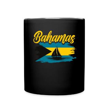 Bahamas Caribbean Island Atlantic Summer Gift - Full Colour Mug - black - Front