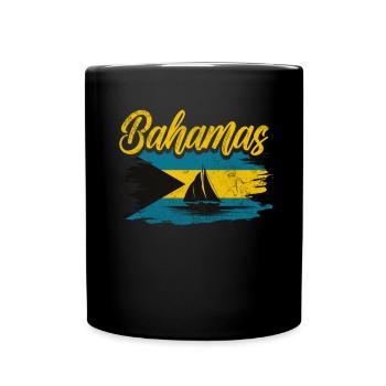 Bahamas - Mug uni - noir - Devant