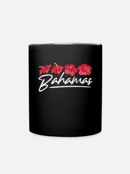 Bahamas - Tasse einfarbig - Schwarz