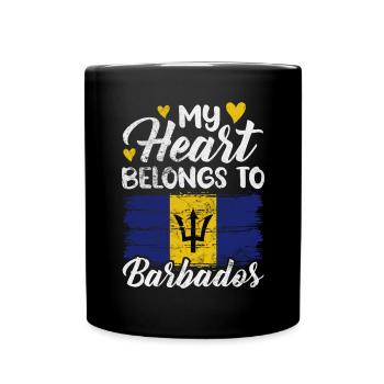 Barbados - Full Colour Mug - black - Front
