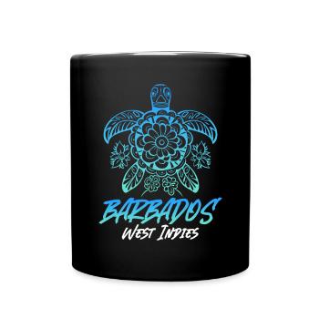 Barbados Karibik Bajan Urlaub Geschenk - Tasse einfarbig - Schwarz - Vorne