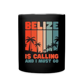 Belize Latino Belizer Belizerin Maya Geschenk - Tasse einfarbig - Schwarz - Vorne