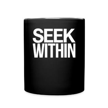 Search Spiritualité Citation inspirée en vous - Mug uni - noir - Devant