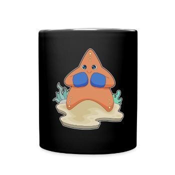 Starfish Boxer Gants de boxe Boxe - Mug uni - noir - Devant