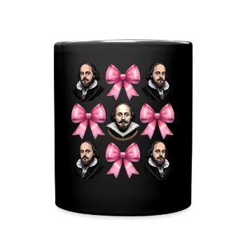 Arc Coquet Shakespeare Littérature Rose - Mug uni - noir - Devant