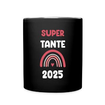 2025 Aunt Super Pregnancy Ad - Full Colour Mug - black - Front