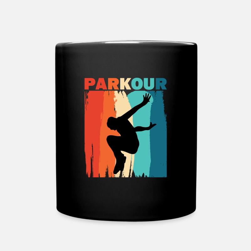 Parkour - Full Colour Mug - black
