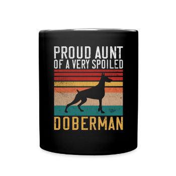 Cadeaux Doberman - Mug uni - noir - Devant