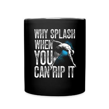 Springboard Diving Diving Diving Divers - Full Colour Mug - black - Front