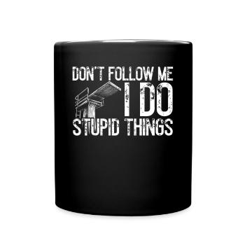 Springboard Diving Diving Diving Divers - Full Colour Mug - black - Front