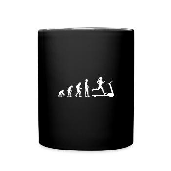 Evolution Gym Tapis roulant Fitness Drôle Hobby Sports - Mug uni - noir - Devant