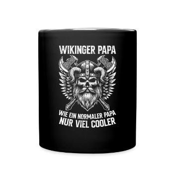 Viking Papa Fête des Pères Paternité Parent - Mug uni - noir - Devant