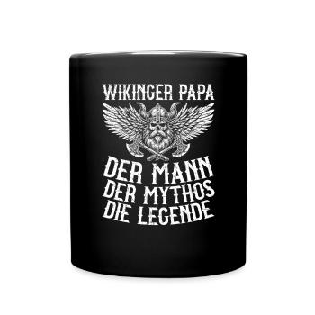 Viking Papa Fête des Pères Paternité Parent - Mug uni - noir - Devant