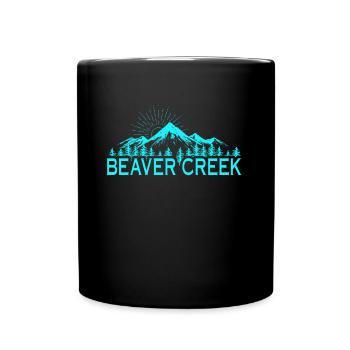 Beaver Creek Colorado Ski Resort Berg-Souvenir - Tasse einfarbig - Schwarz - Vorne