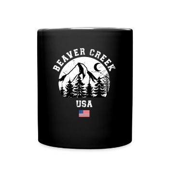 Beaver Creek Colorado Ski Resort Mountain Souvenir - Mug uni - noir - Devant
