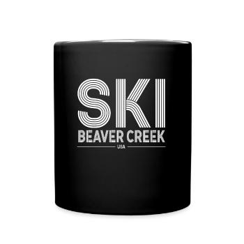 Beaver Creek Colorado Ski Resort Berg-Souvenir - Tasse einfarbig - Schwarz - Vorne