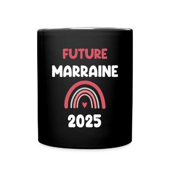 2025 godmother future pregnancy announcement - Full Colour Mug - black - Front
