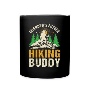 Grandpa's Future Hiking Buddy - Outdoor Hiking - Full Colour Mug - black - Front