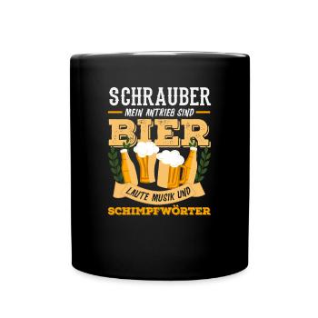 Tournevis Mon lecteur est de la bière Musique forte - Mug uni - noir - Devant
