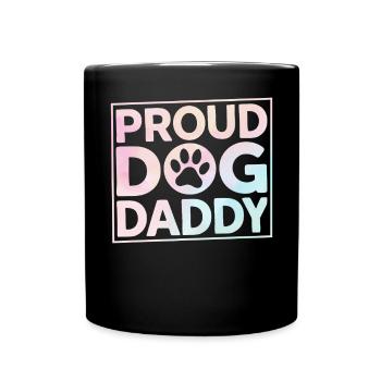 Dog Dad Gifts for Men - Tasse einfarbig - Schwarz - Vorne