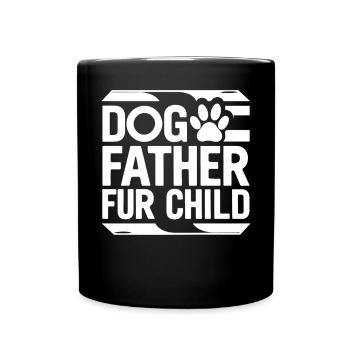 Dog Dad Gifts for Men - Tasse einfarbig - Schwarz - Vorne