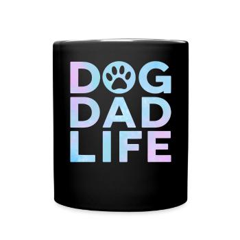 Dog Dad Gifts for Men - Tasse einfarbig - Schwarz - Vorne