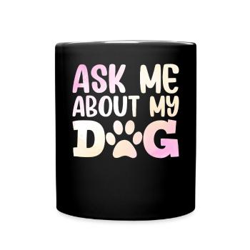 Dog Dad Gifts for Men - Tasse einfarbig - Schwarz - Vorne