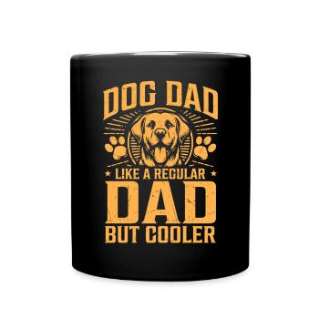 Dog Dad Gifts for Men - Tasse einfarbig - Schwarz - Vorne