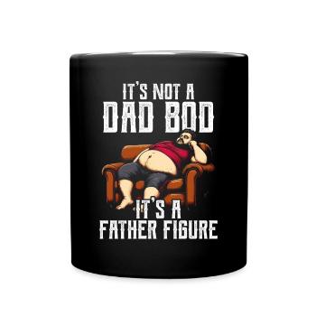 Ce n’est pas un corps de papa, c’est une figure paternelle pour la fête des pères - Mug uni - noir - Devant