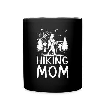 Randonnée Maman Randonnée Amoureux de la Montagne Randonnée Mama - Mug uni - noir - Devant