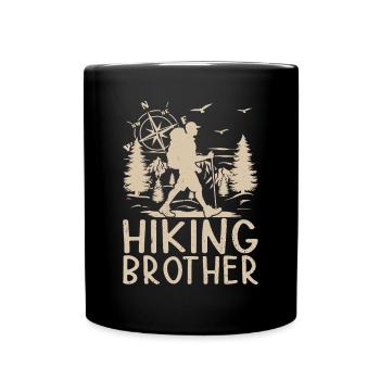 Randonnée Frère Randonnée Amoureux Randonnée Montagne - Mug uni - noir - Devant