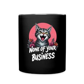 Ne vous regardez pas - Mug uni - noir - Devant