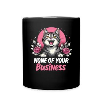 Ne vous regardez pas - Mug uni - noir - Devant