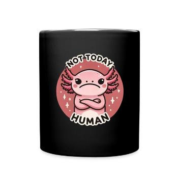 Fierce Dragon Embracing Defiance - Full Colour Mug - black - Front