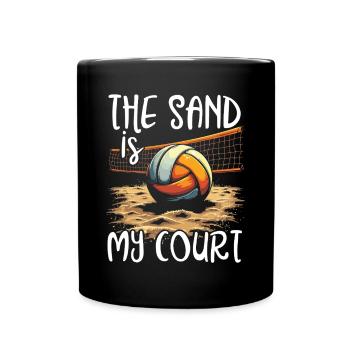 Beach Volleyball Volleyball Volleyball Players - Full Colour Mug - black - Front
