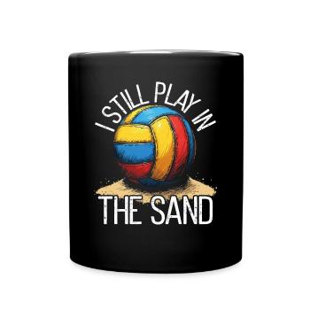 Beach Volleyball Volleyball Volleyball Players - Full Colour Mug - black - Front