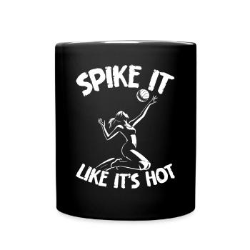 Beach Volleyball Volleyball Volleyball Players - Full Colour Mug - black - Front
