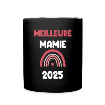2025 mamie meilleure annonce grossesse - Mug uni - noir - Devant