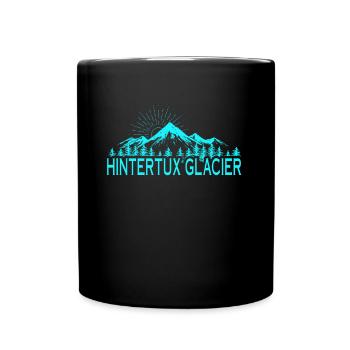 Skigebiet Hintertuxer Gletscher Österreichische Alpen - Tasse einfarbig - Schwarz - Vorne