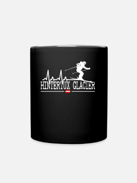 Skigebiet Hintertuxer Gletscher Österreichische Alpen - Tasse einfarbig - Schwarz
