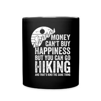 Randonnée en montagne Randonnée drôle Dicton de randonnée drôle - Mug uni - noir - Devant