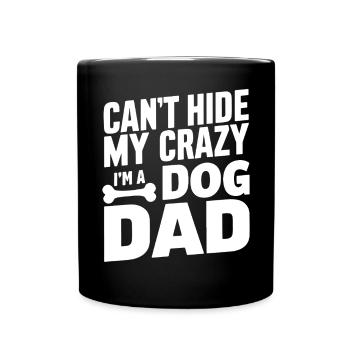 Dog Dad Gifts for Men - Tasse einfarbig - Schwarz - Vorne