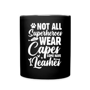 Dog Dad Gifts for Men - Tasse einfarbig - Schwarz - Vorne