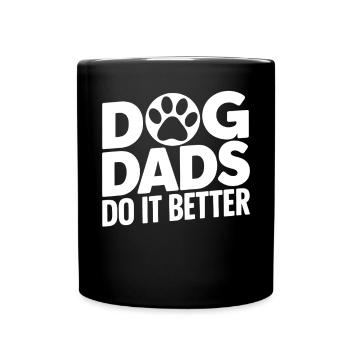Dog Dad Gifts for Men - Tasse einfarbig - Schwarz - Vorne