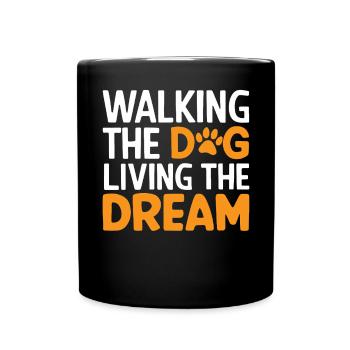 Dog Dad Gifts for Men - Tasse einfarbig - Schwarz - Vorne