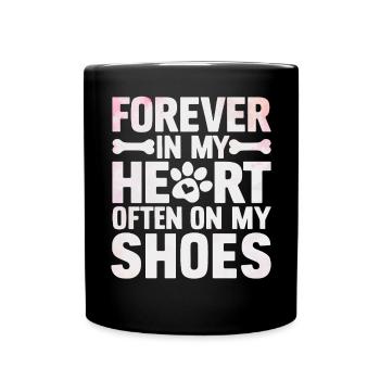 Dog Dad Gifts for Men - Tasse einfarbig - Schwarz - Vorne