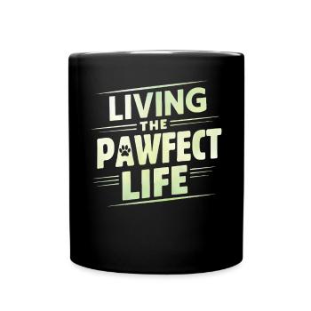 Dog Dad Gifts for Men - Tasse einfarbig - Schwarz - Vorne