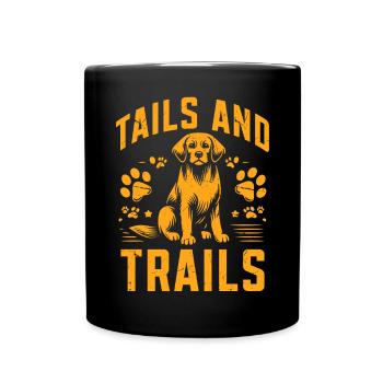 Dog Dad Gifts for Men - Tasse einfarbig - Schwarz - Vorne